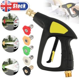 Quick Connector Pressure Washer Gun Bottle Lance Cannon Car Wash Snow Foam.