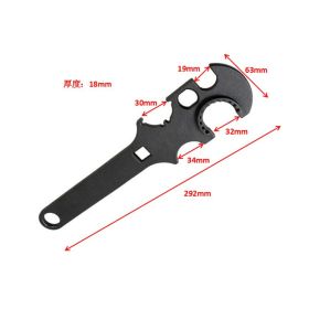 High Hardness Dismantlement Tool Metal Wrench Outdoor Field Multipurpose Combined Wrench