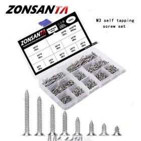 304 Stainless Steel Cross Countersunk Head Tapping Screws