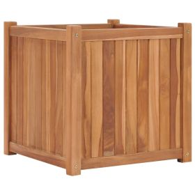 Raised Bed 19.7"x19.7"x19.7" Solid Wood Teak