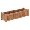 Raised Bed 39.4"x11.8"x9.8" Solid Wood Teak