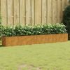 Garden Raised Bed 110.2"x15.7"x15.7" Corten Steel