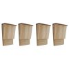 Bat Houses 4 pcs 8.7"x4.7"x13.4" Wood