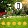 6Pack Solar Powered Stake Light Outdoor Decorative Landscape Lamp IP65 Waterproof Auto On Off Outdoor Light for Pathway Garden Yard Patio