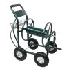 Iron Four-Wheel Pipe Truck Dark Green