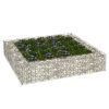 Gabion Raised Bed Galvanized Steel 39.4"x39.4"x7.9"