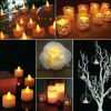 24x LED Tea Lights Candles Battery Operated Flickering Flameless Realistic Tealight