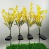 Outdoor Garden Patio Pathway Porch Backyard, LED Canola Flower Stake Light