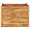 Garden Raised Bed 43.3"x23.6"x33.1" Solid Acacia Wood