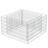 Gabion Raised Bed Galvanized Steel 35.4"x35.4"x19.7"