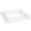 Gabion Raised Bed Galvanized Steel 39.4"x39.4"x7.9"