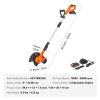 VEVOR Lawn Edger, 20 V Battery Powered Cordless Edger, 9-inch Blade Edger Lawn Tool with 3-Position Blade Depth, Battery and Charger Included, for Law