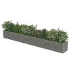 Gabion Raised Bed Galvanized Steel 177.2"x19.7"x19.7"