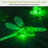 Solar Powered Dragonfly Lights Wind Chimes LED Color Changing Hanging Wind Lamp Waterproof Decorative Night Lamp