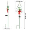 Christmas Pathway Lights Outdoor Decorations, Solar Christmas Tree Garden Decorative Stake Lights Waterproof Walkway Lights for gardens, backyards, la