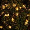 1pc Solar Lights String; 20LEDs Path Lights With 8 Lighting Modes; Outdoor Waterproof Simulation Honey Bees Decor Garden Lights For Garden Wedding Law