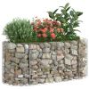 Gabion Raised Bed Galvanized Iron 47.2"x19.7"x19.7"