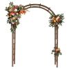 7ft Garden Arch Dark Brown