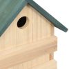 Bird Houses 4 pcs 9.1"x7.5"x13" Firwood