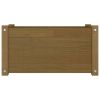 Garden Planter Honey Brown 23.6"x12.2"x12.2" Solid Wood Pine