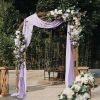 7ft Garden Arch Dark Brown