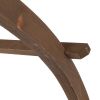 7ft Garden Arch Dark Brown