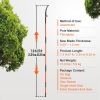 VEVOR Manual Pole Saw, 7.3-27 ft Extendable Tree Pruner, Sharp Steel Blade and Scissors High Branches Trimming, Branch Trimmer with Lightweight 8 Fibe