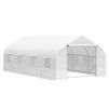 20' x 10' x 7' Tunnel Greenhouse Large Walk-In Warm House;  Roll Up Door