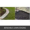 VEVOR Steel Landscape Edging 40 x 8 Inch; Steel Edging 6pcs; Steel Garden Edging Border; Landscape Edging; Steel Lawn Edging; Garden Edging; Garden Bo