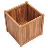 Raised Bed 19.7"x19.7"x19.7" Solid Wood Teak