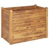 Garden Raised Bed 43.3"x23.6"x33.1" Solid Acacia Wood