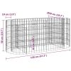 Gabion Raised Bed Galvanized Iron 47.2"x19.7"x19.7"