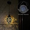 1pc Garden Solar Landscape Light LED Lantern Outdoor Hanging Waterproof Light Courtyard Hollow Decorative Projection Lamp