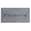 Garden Cart Liner Dark Gray 31.9"x16.1"x8.3" Fabric