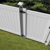 Fence Gate 4ft width Privacy Vinyl White