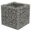 Gabion Raised Bed Galvanized Steel 19.7"x19.7"x19.7"