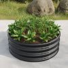 32.08"*11.4" Tall Round Raised Garedn Bed,Metal Raised Beds for Vegetables, Outdoor Garden Raised Planter Box, Backyard Patio Planter Raised Beds for