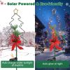 Christmas Pathway Lights Outdoor Decorations, Solar Christmas Tree Garden Decorative Stake Lights Waterproof Walkway Lights for gardens, backyards, la