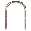 7ft Garden Arch Dark Brown