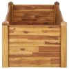 Garden Raised Bed 43.3"x23.6"x17.3" Solid Acacia Wood