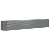 Garden Raised Bed Powder-coated Steel 173.2"x31.5"x26.8" Gray