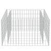 Gabion Raised Bed Galvanized Steel 35.4"x35.4"x19.7"