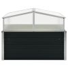 Greenhouse Anthracite 39.4"x39.4"x30.3" Galvanized Steel