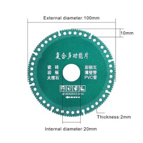 Composite Multifunctional Ceramic Cutting Piece (Option: 2 Style-1PCS)