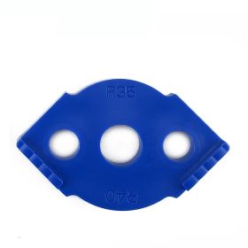 Quick Locator Woodworking Router Corner Radius Templates Jig R5-R40 Woodworking Trimming Machine Wood (Option: R35R40-Blue)