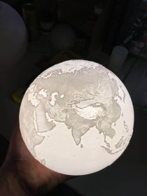 Double color touch 3D printing earth Jupiter lamp (Option: Earth-13CM-Upgrade)