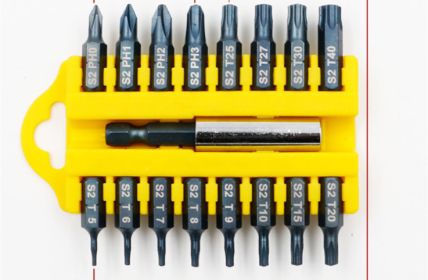 Electric Screwdriver Bit Set Cross Inner Hexagonal Wind Bit Beaten Strong Magnetic Hand Drill High-Strength Screwdriver Bit (Option: B)