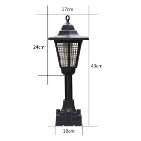 Garden Home Outdoor Waterproof Solar Mosquito Killer Lamp (Option: Floor style)