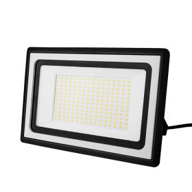 LED flood light outdoor light (Option: Black-50W-White light)