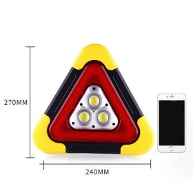 Car Mounted Tripod Warning Sign Light (Option: Picture Color-Large)